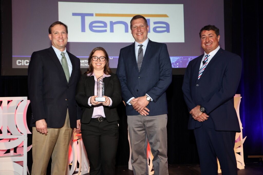 CICA 2025 Award Winners Tenda on stage at the CICA 2025 Conference