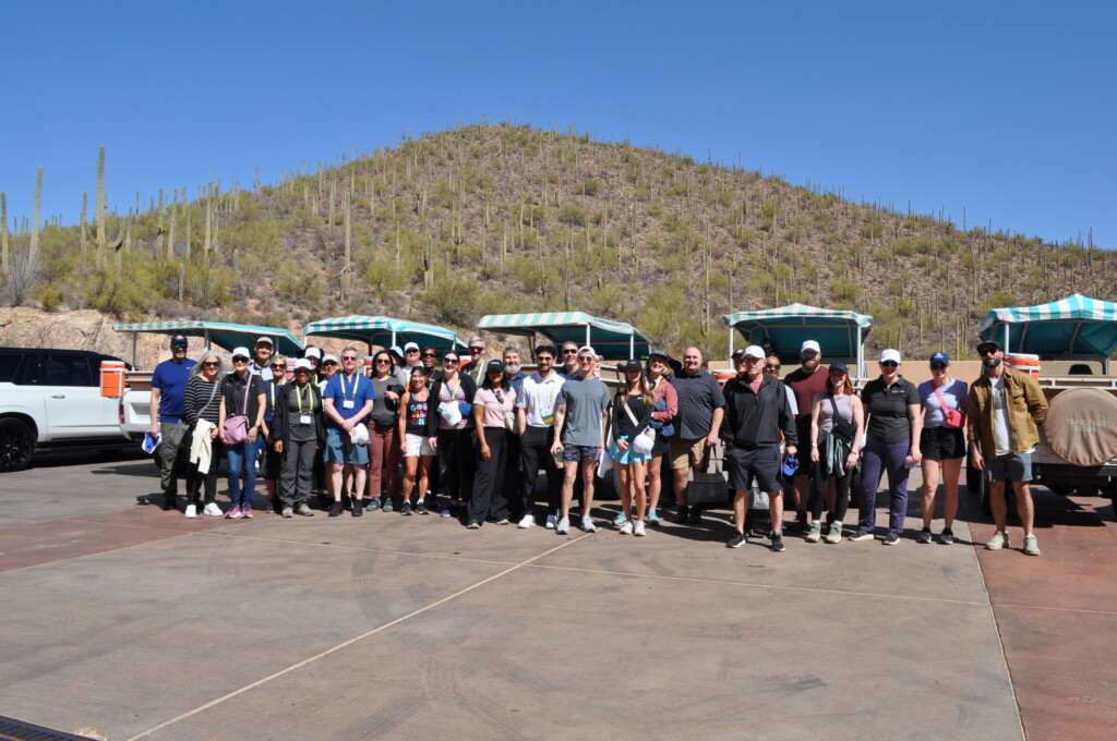 A group photo of the CICA 2025 International Conference Jeep Tour group