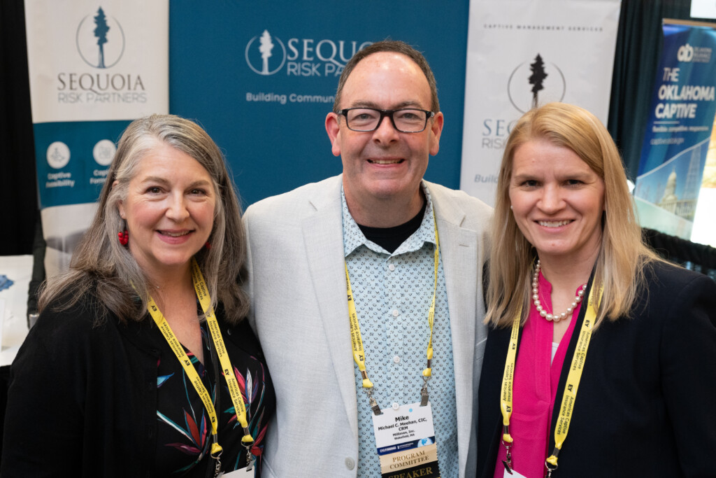 Sandy Bigglestone, Mike Meehan and Aileen Krehbiel pose for the camera at the CICA 2026 International Conference